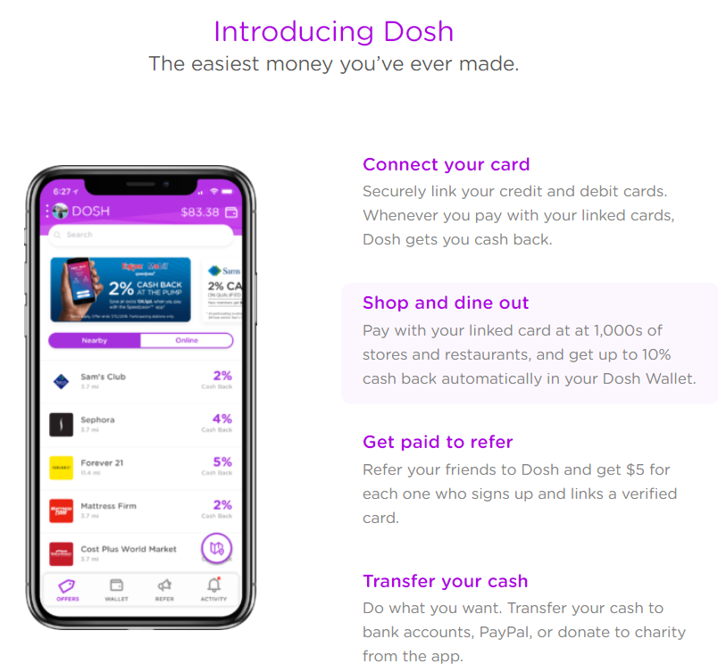 Get Cash Back with Dosh