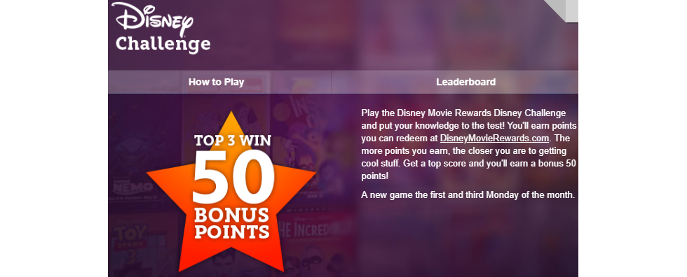 Play Disney Challenge on DMR