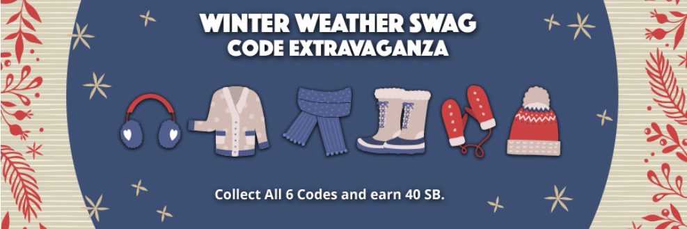 Swag Code Extravaganza!