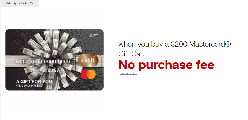 Fee-Free MasterCards at Staples