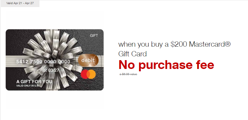 Fee-Free MasterCards at Staples