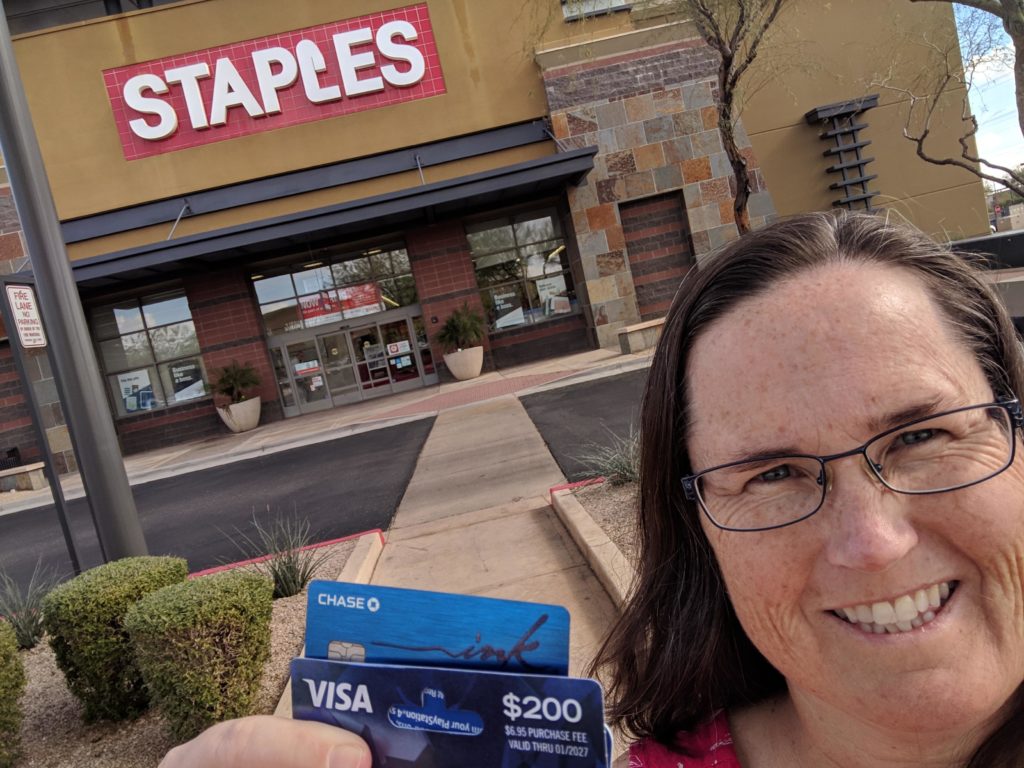 Fee-Free Visa Gift Cards at Staples