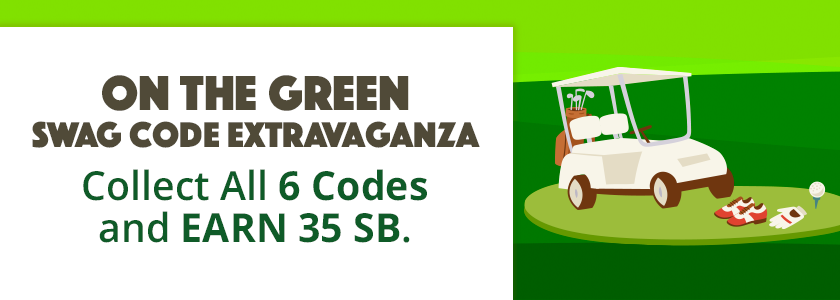 On the Green Swag Code Extravaganza