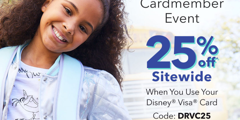 Save 25% at shopDisney Today Only