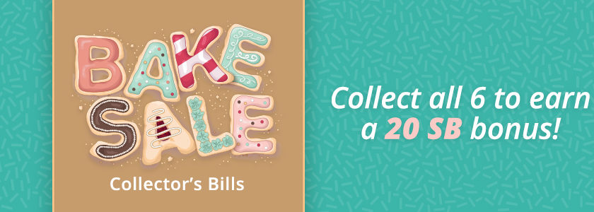 [Expired] Bake Sale Collector’s Bills