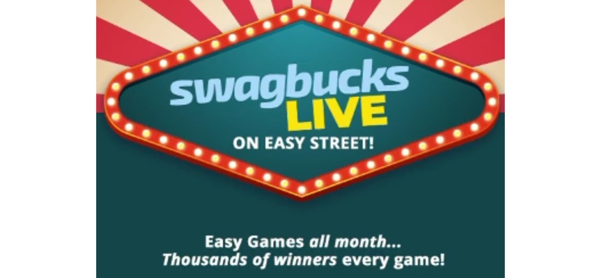 Swagbucks LIVE on Easy Street for September