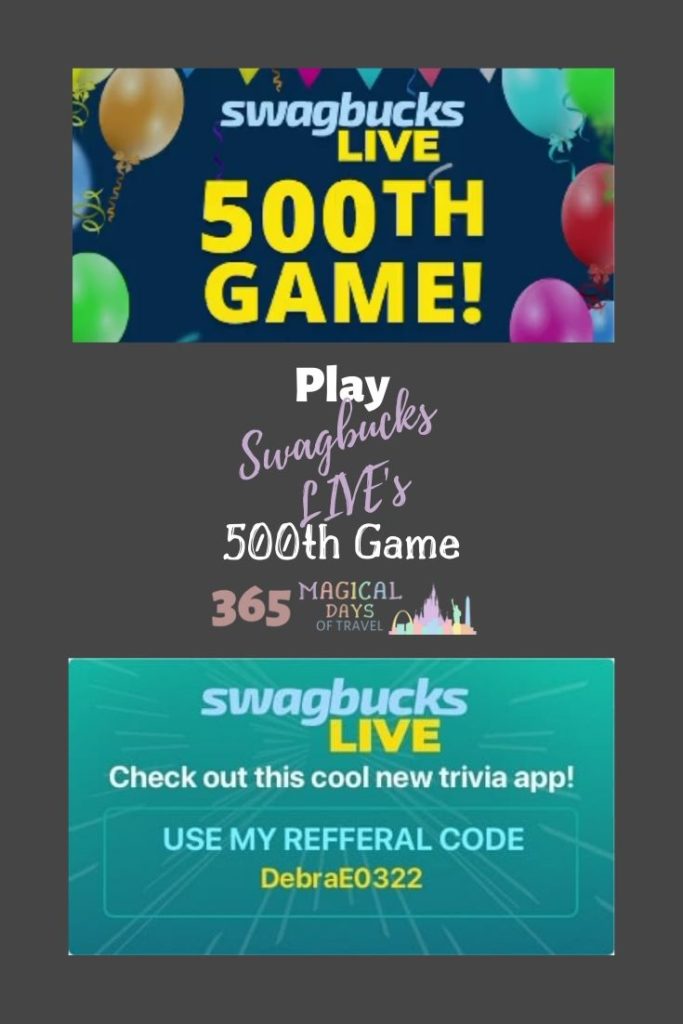 Play Swagbucks LIVE's 500th Game 365 Magical Days of Travel