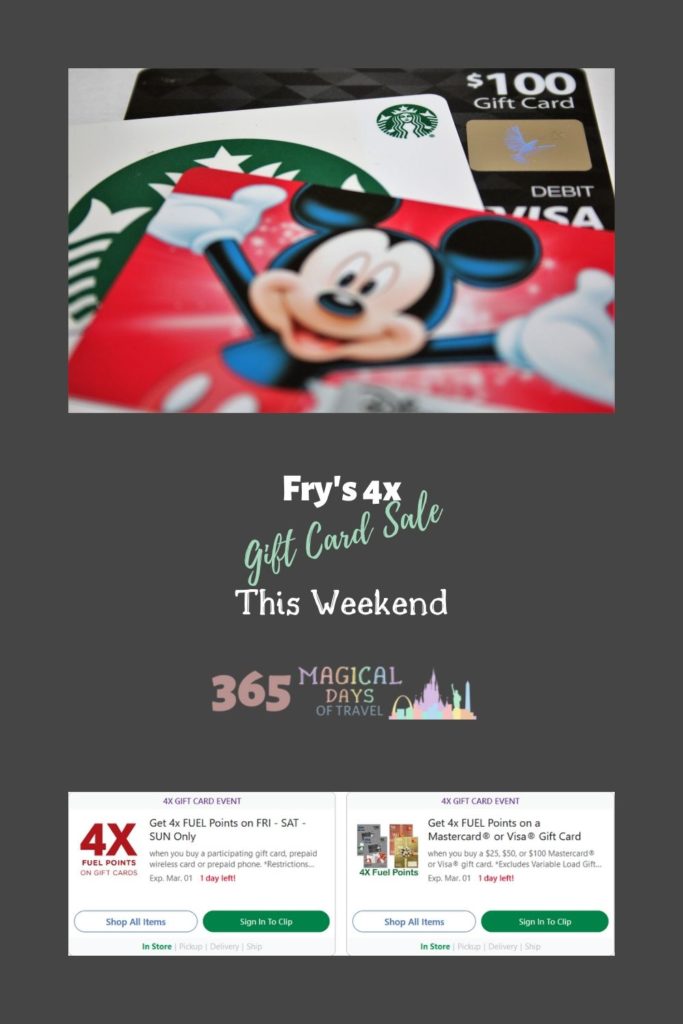 Fry's 4x Gift Card Sale This Weekend