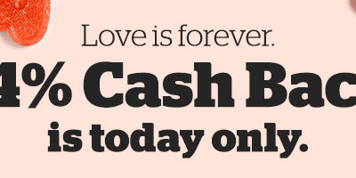 Get 14% Cash Back at Rakuten Today Only