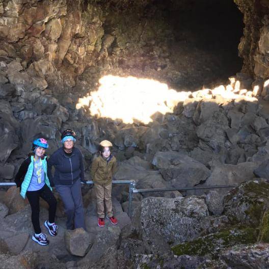 Hiking into Skull Cave