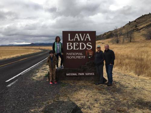 Lava Beds sign