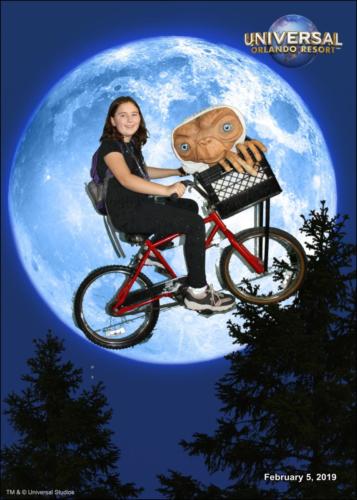 Maggie with ET