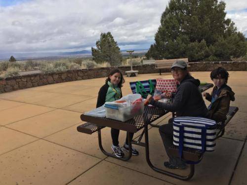 Picnic Lunch at Lava Beds