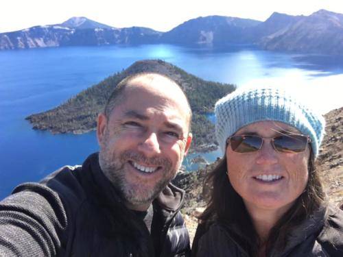 Selfie at Crater Lake